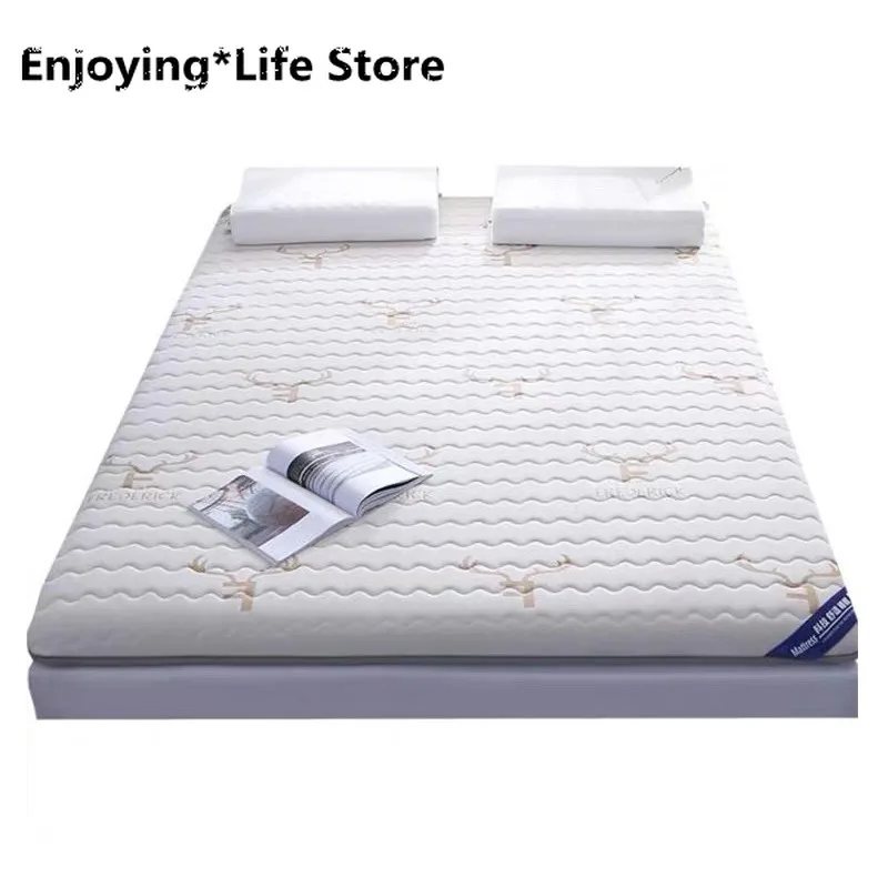 

Breathable Latex Mattress 4D Foldable Bed Floor Tatami Thick 6cm Comfortable Soft Sponge Mattress Topper Twin Queen King Size