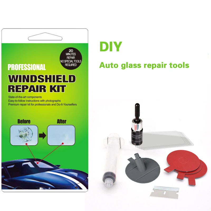Windshield Repair Kit Glass Scratch Crack Restore