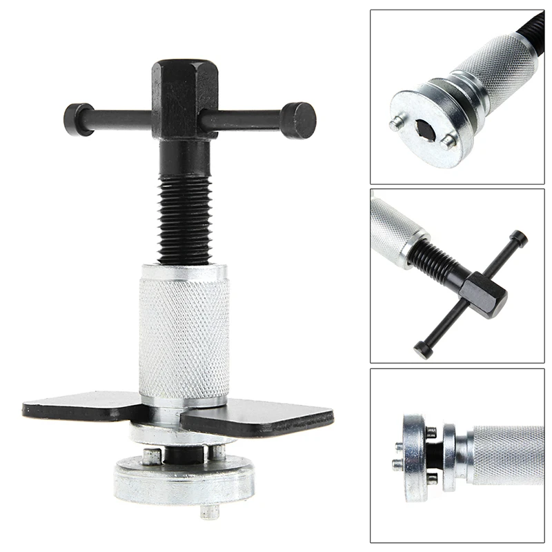 2 Pin Right Handed Brake Pad Piston Break Caliper Rewind Auto Car 3/8" Tool LX9C