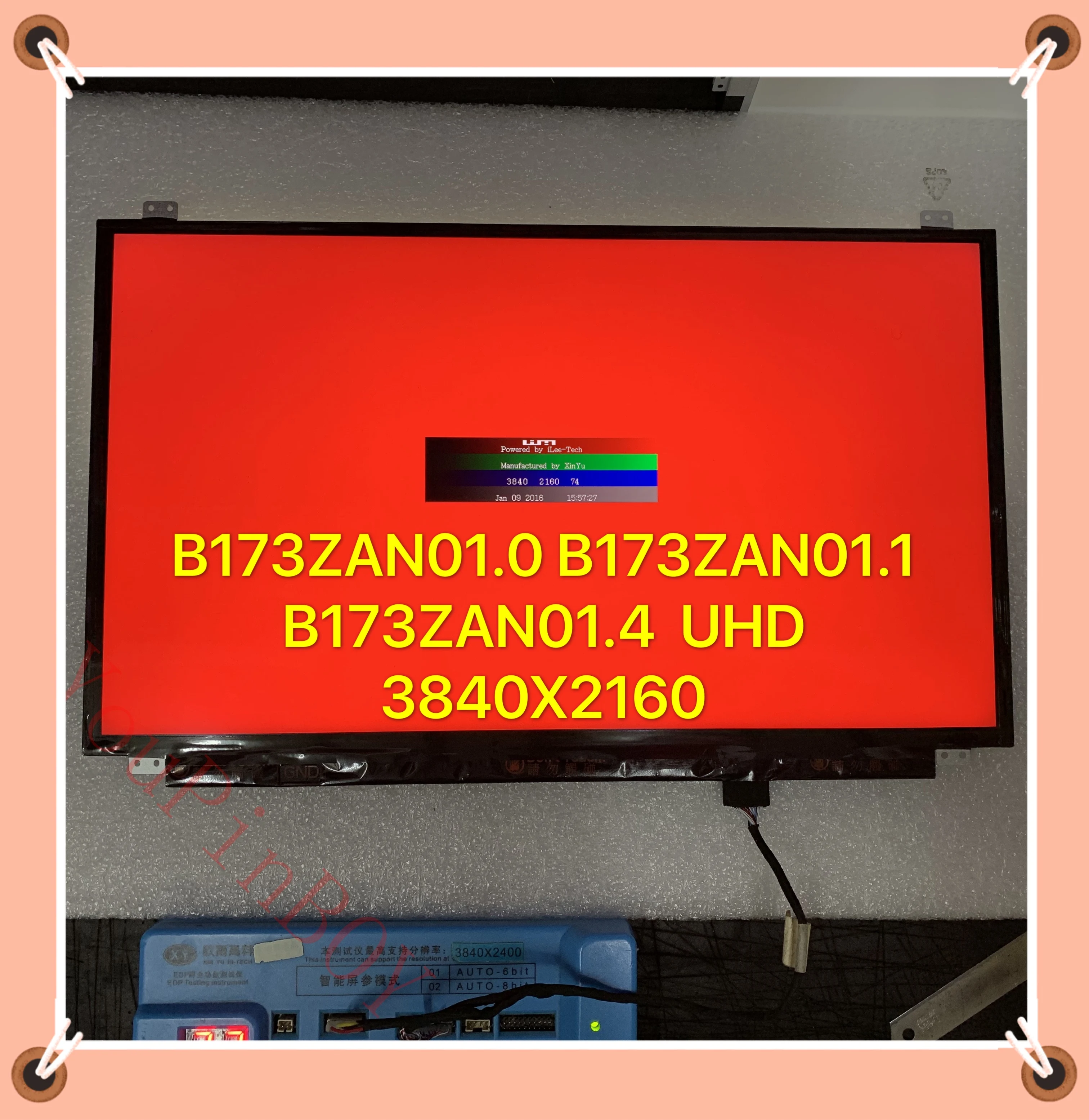 LPScreen Display For B173ZAN01.0 HW8A Screen UHD 4K 3840x2160 IPS - View #4