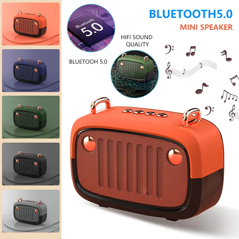 

Wireless Bluetooth Colorful Light Small Crack Sound Speaker Audio Mobile Phone Mini Subwoofer Support TF Card / U Disk / AUX