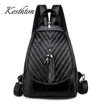 

Travel Multifunction Woman small Backpack Fashion bear Tress pendant Backpacks For Teenager Girls 2020