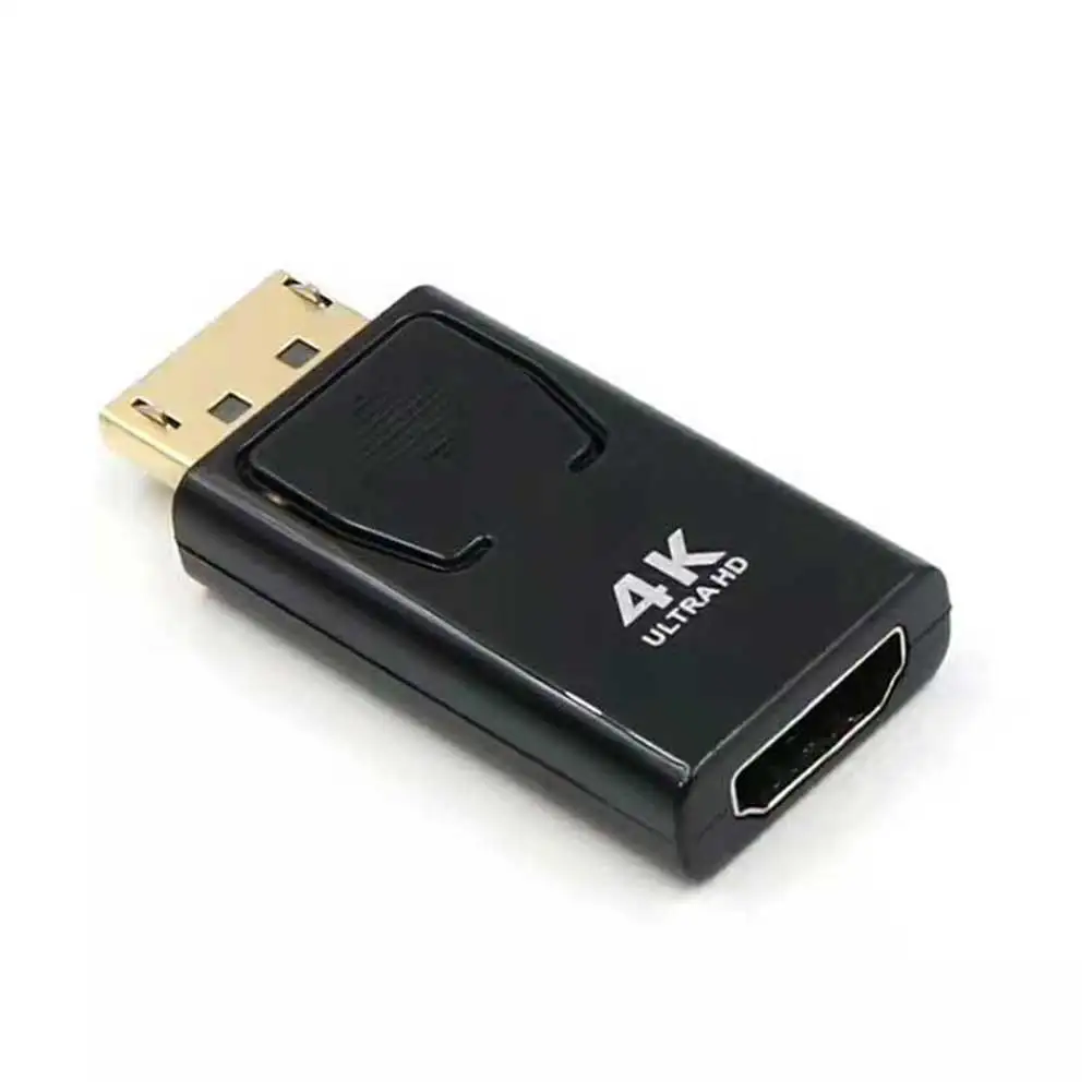 Переходник DP Max 4K 60 гц 30 Гц штекер HDMI гнездо черный высококачественный конвертер Dp