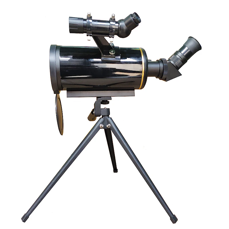 HD Максутов-кассегрен 90/1000 астрономического телескопа w/с треножным штативом 5x24 искателя длиннофокусный Монокуляр для планета Космос просмотра