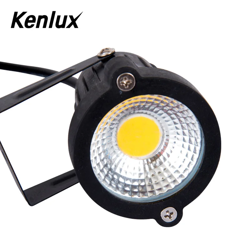 Kenlux 2 шт. пластмассовый 5 Вт свет для сада COB IP65 водонепроницаемый фонарь