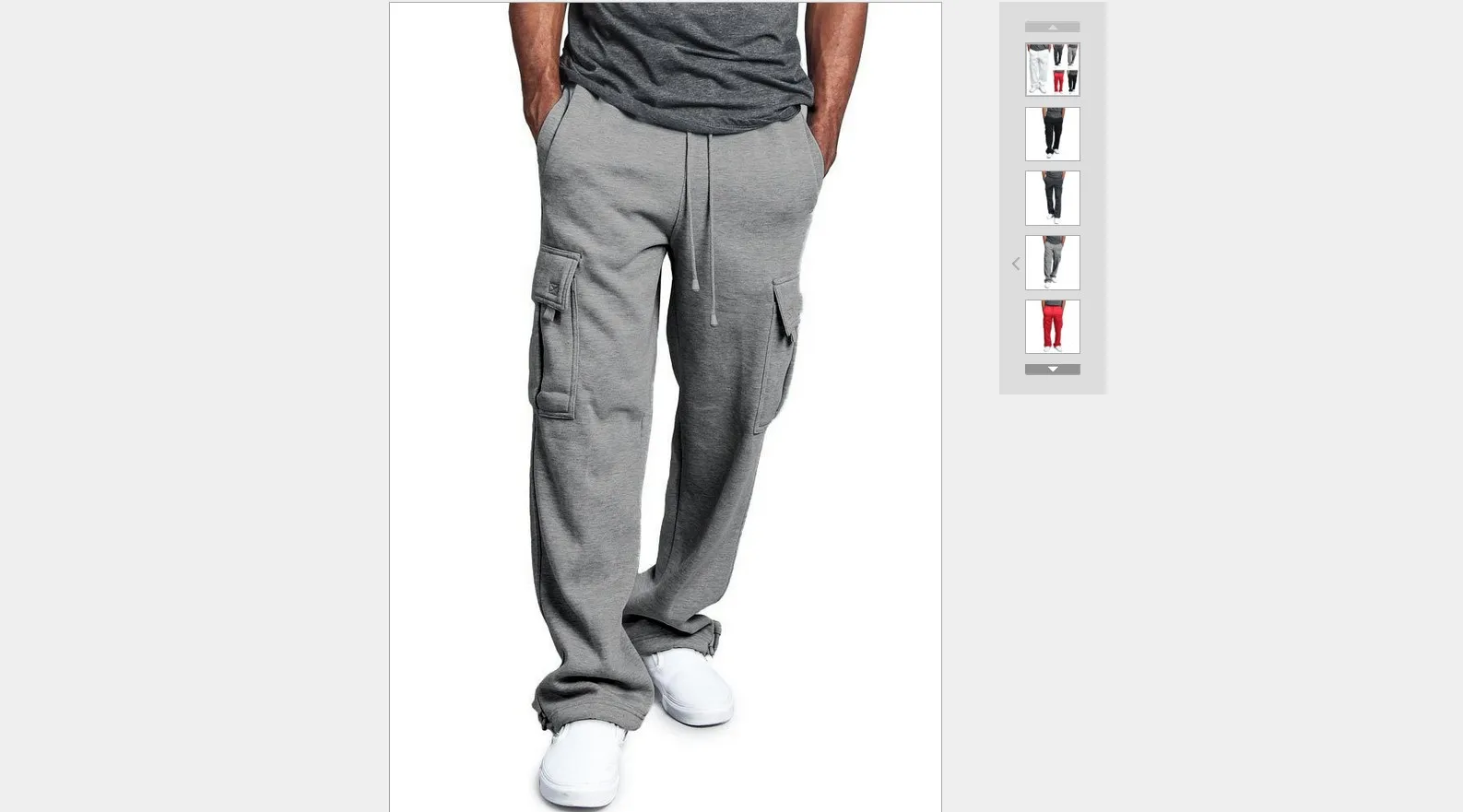 light grey Hirigin Модные мужские зимние спортивные флисовые брюки-карго с карманами, повседневные свободные спортивные штаны, мужские Модные свободные прямые брюки - Цвет: light grey