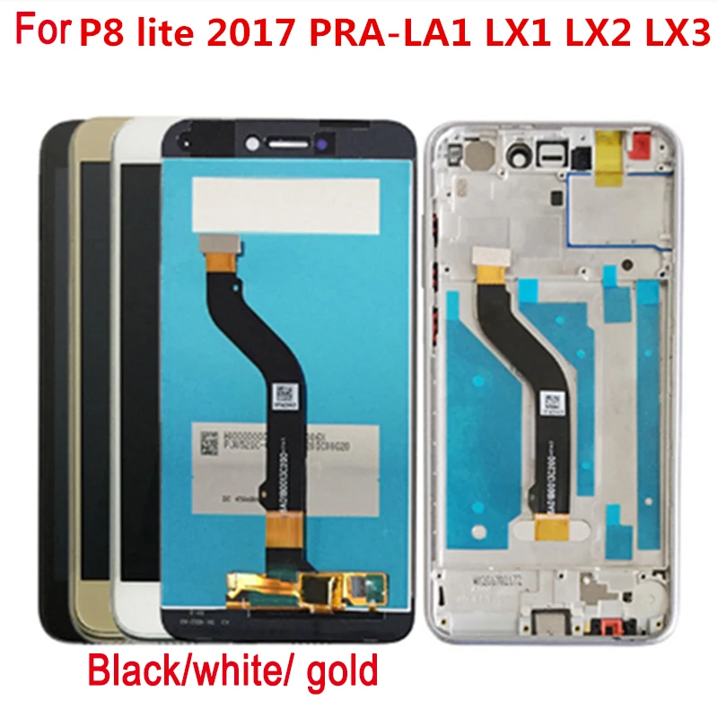 Для huawei P8 Lite 2017 дисплей 5 2 дюймов PRA LX1 LX2 LX3 LA1 сенсорный ЖК экран дигитайзер сборка