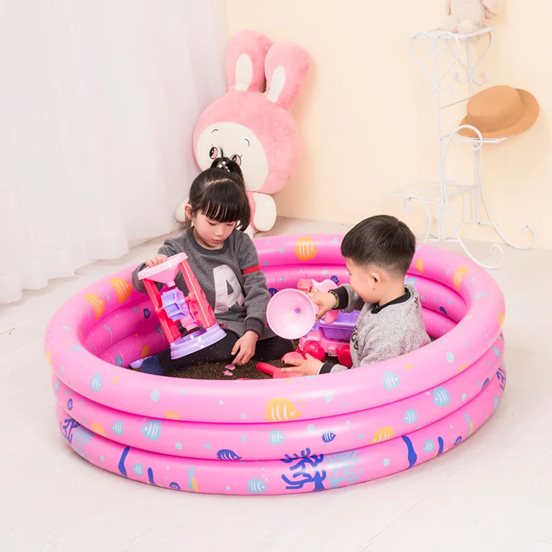 Children Beach Toy Suit Inflatable Sand Cassia Seed Sand CHILDREN'S Toy Swimming Pool Household Infants Kids