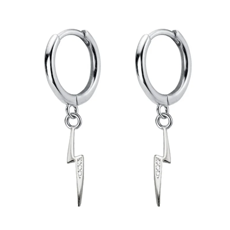 DA475 Silver Новинка, маленькие 925 пробы, серебряные Подвесные серьги-гвоздики, серьги для женщин, глаз, крест, сердце, змеиная звезда, очаровательные маленькие серьги-гвоздики DA506 - Окраска металла: DA475 Silver