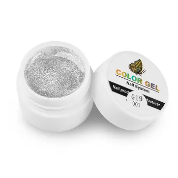 

Beateal Nail Design UV Painting Gel Polish Shining Color Gold Silver Glitter Nail Gel Lak Design Varnish Lack Nail Art DIY