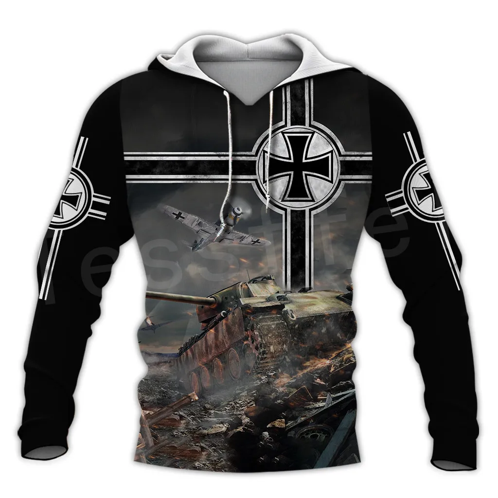 Tessbackpack Giochi Caldi World Of Tanks Tiger Tanks Divertente Newfashion Tuta 3Dprint Cerniera/Felpe/Felpe/Giacca/Uomo/Donna A11