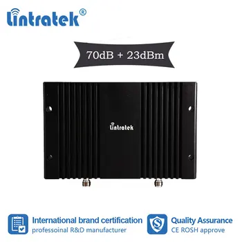 

Lintratek 70dB 23dbm powerful 3g WCDMA 2100mhz B1 UMTS Cellular Booster Signal Repeater 2100 3G with AGC Data Voice Amplifier s7