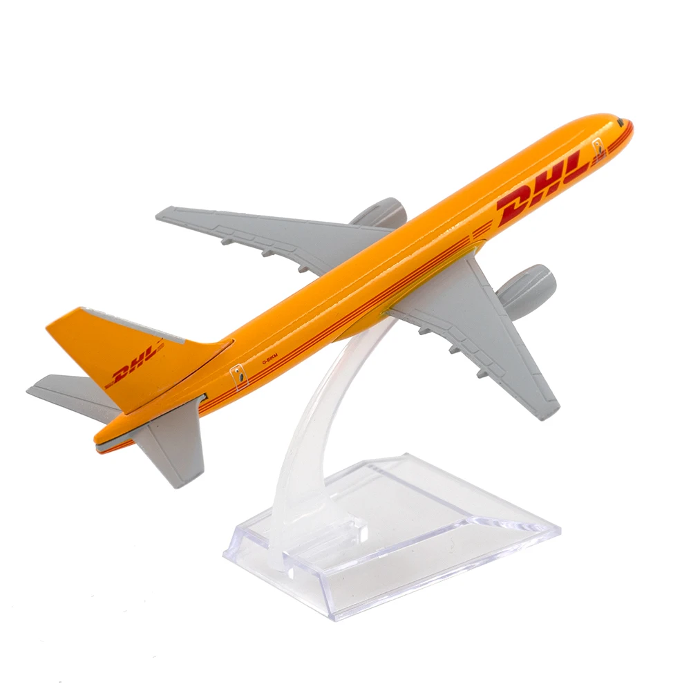 1/400 スケールの航空機 B757 DHL 貨物 16 センチ合金の飛行機