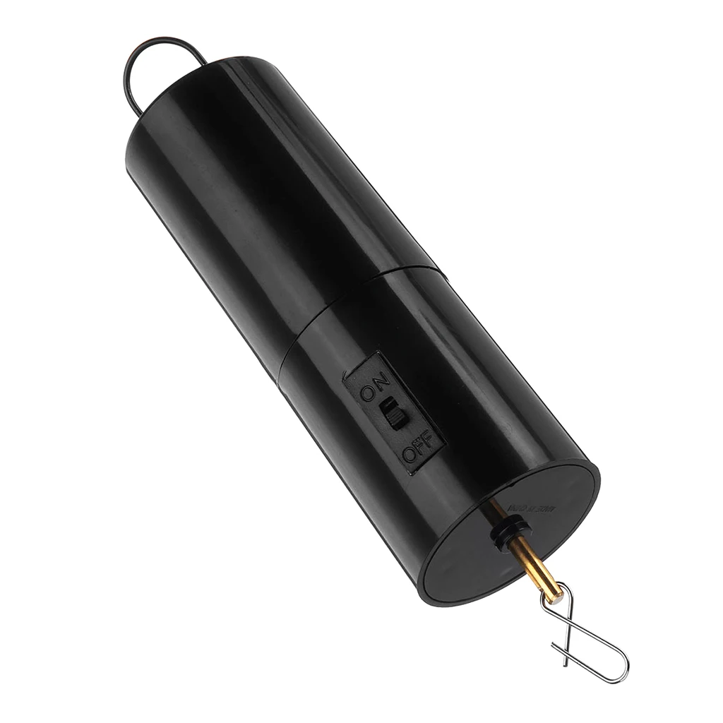 1 Piece Stainless Steel + Plastic 30 RPM Battery Powered Wind Spinner Black Rotating Motor for Hanging Wind Chime Ornament