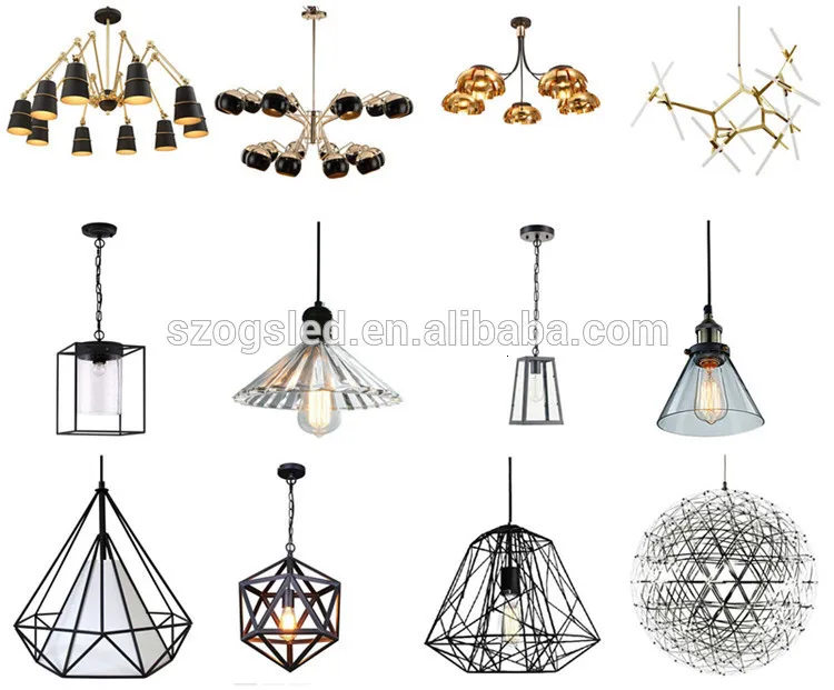 China Supplier Decor Home Countryside Style Cement Table Lamp For Indoor Kitchen Dining Bar hanging lamp