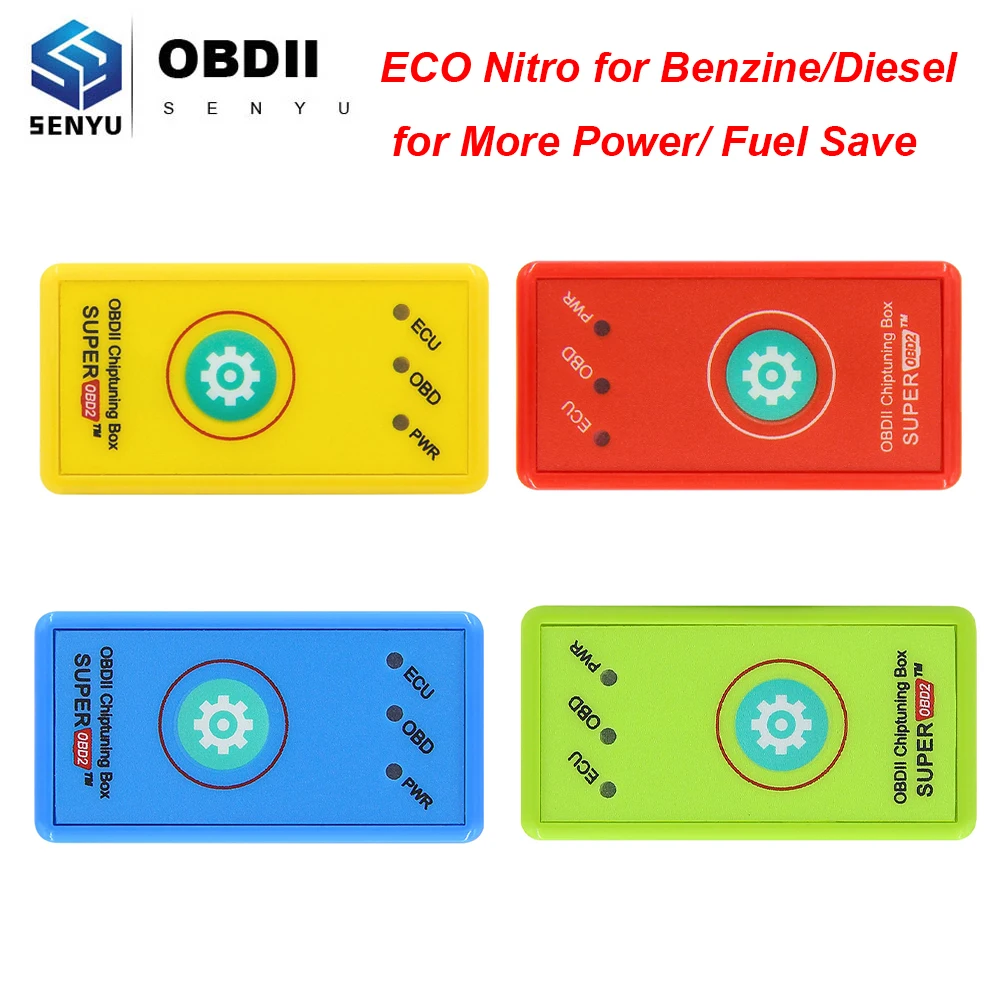 ECO Nitro obd2 для бензиновых/дизельных автомобилей obd2 ECU программист сканер инструмент Nitro для большей мощности, экономия топлива, как ELM 327 V1.5