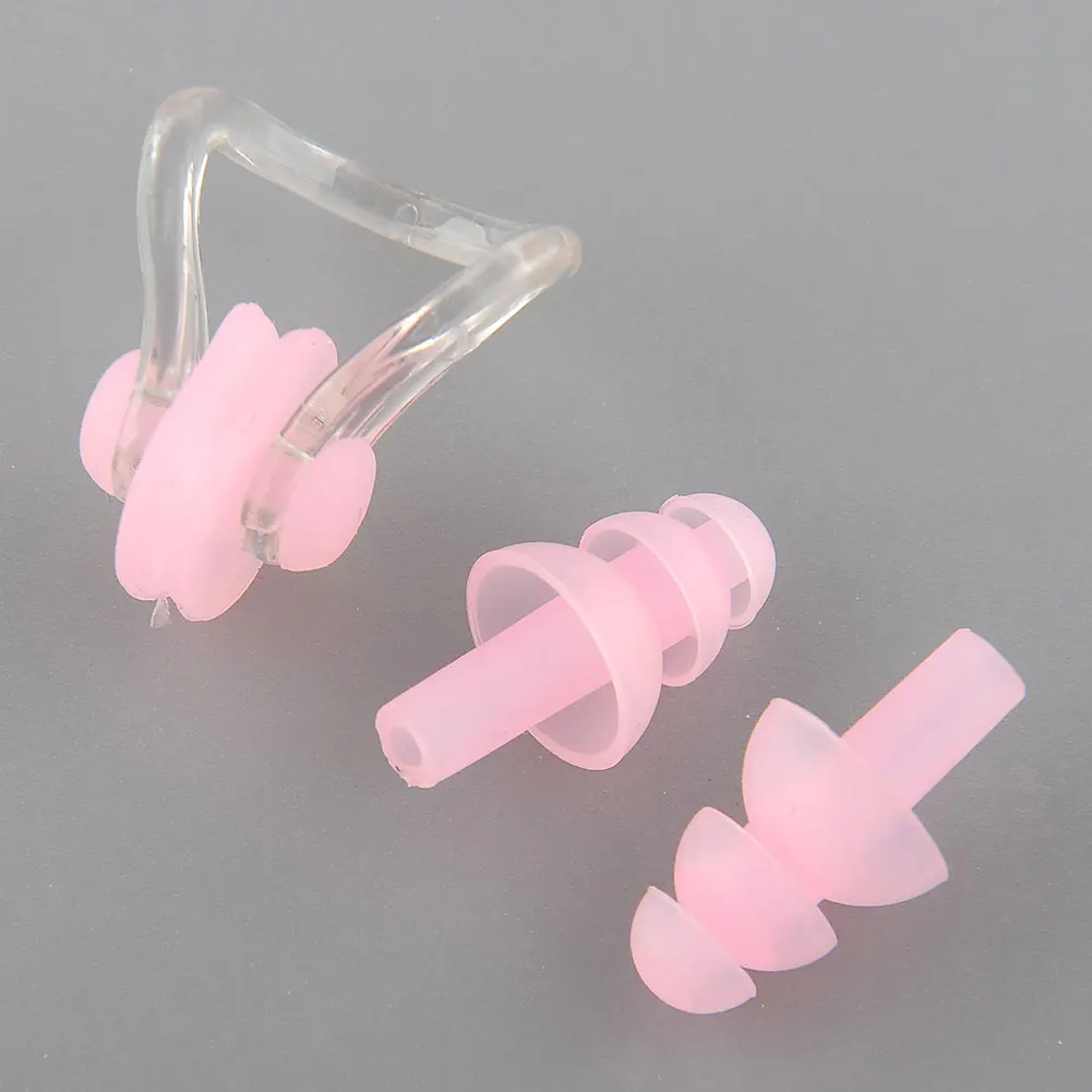 Ear Plug Swimming Swimming Workouts Silicone Nose Clip 2PCS Soft Case Outdoor Sporting Goods. Colors Hotsale Earplug