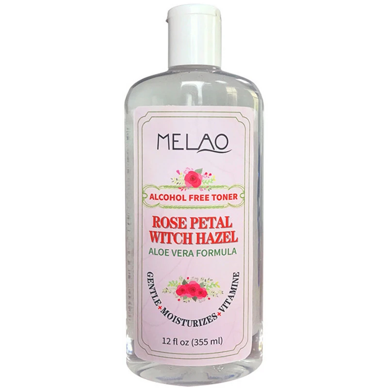 

MELAO Witch Hazel Rose Water Facial Toner Alcohol-free Rose Petal Soothing for Face Skin Care 355ml