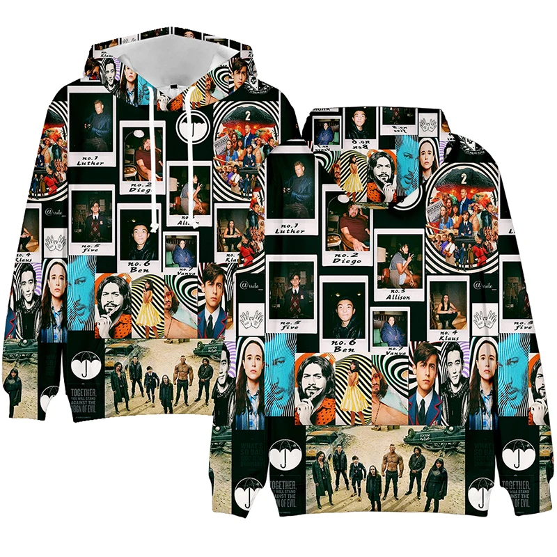 

The Umbrella Academy Super Hero 3d Hoodies Pullover Fashion Men Women Hoodie Tops Long Sleeve Pocket Harajuku Hooded Sweatshirts