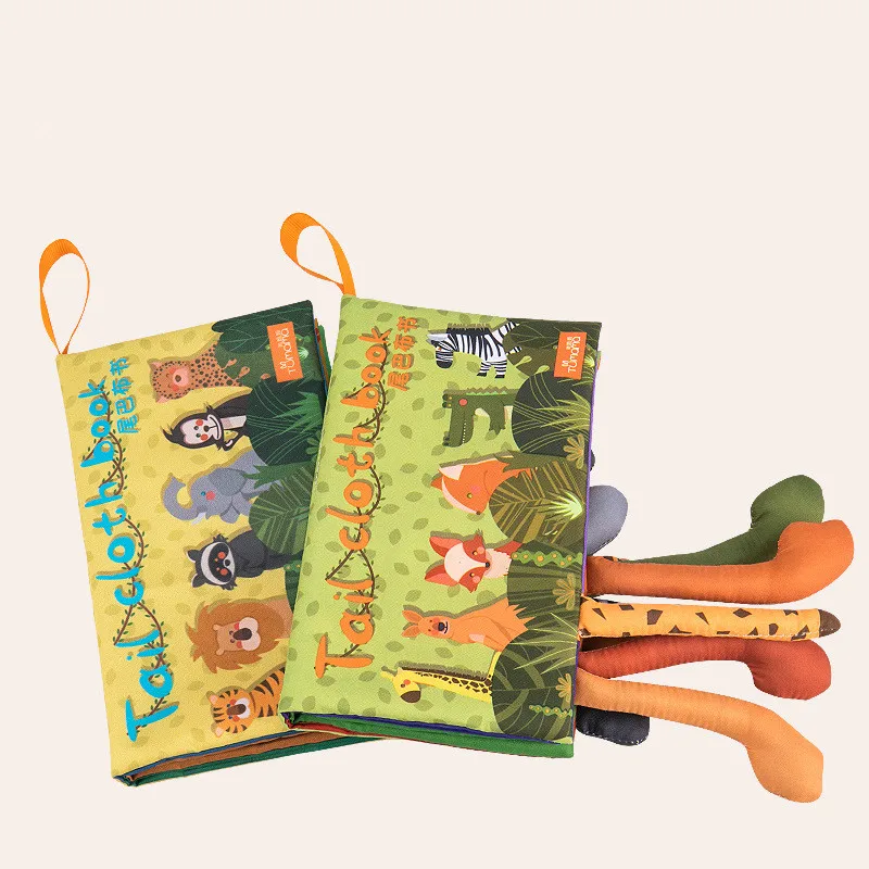 Детская тканевая книга для младенцев, 3 шт., черно-белая книга из ткани для детей, подвесная игрушка для коляски, Обучающие Игрушки для раннего развития - Цвет: 2pcs cloth book