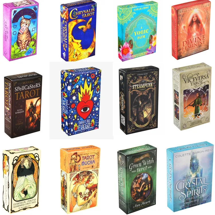 Карты Таро огня для колоды электронный руководство игрушка игр Рикардо