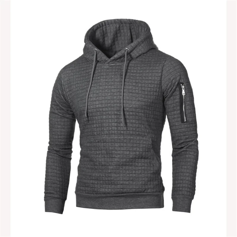 

MRMT 2024 Брендовые мужские толстовки свитшоты приталенный пуловер с боковой молнией для мужчин клетчатый пуловер Толстовка