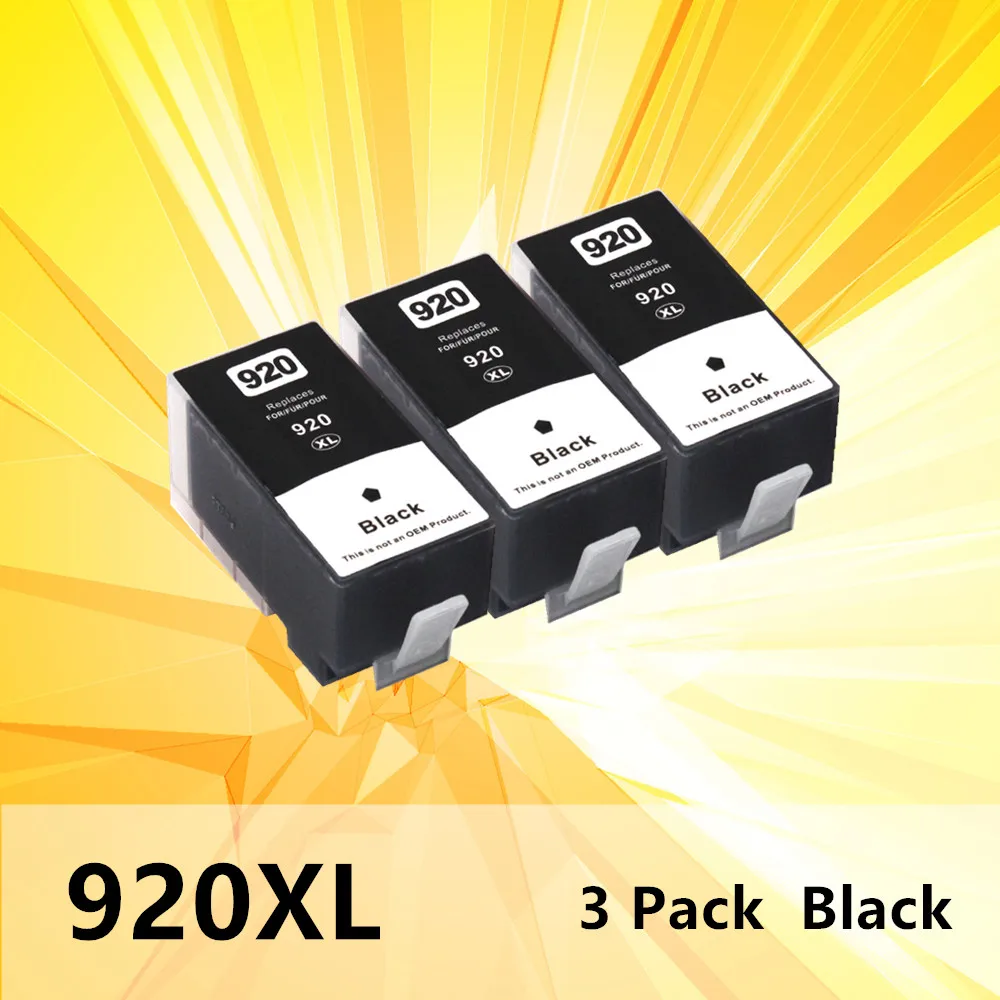 920 compatible ink cartridge black for HP 920XL For HP920 Officejet 6000 6500 6500A 7000 7500 7500A printer | Компьютеры и офис