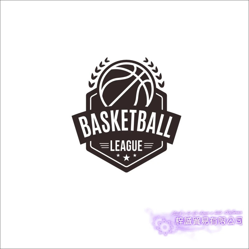 DCTAL Basketball Championship Sticker Sports Car Decal Posters Vinyl Wall Decals Pegatina Decor Mural Basketball Sticker