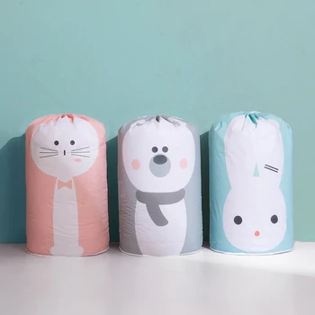 

2pcs Quilt Storage Bag Cloth Art Finishing Bag Clothing Moving Quilt Clothes Large Bag