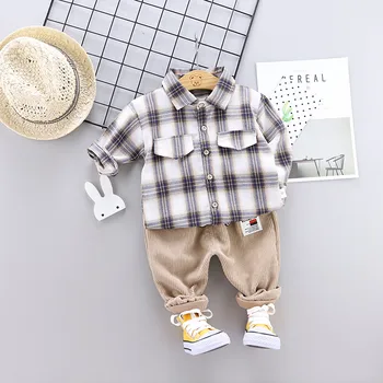 

Toddler Baby Boys Gentleman Clothes Sets Long Sleeve Romper+Suspenders Pants 2Pcs/SET Wedding Party Casual Outfits Suit Sets