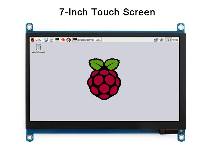 7 дюймов сенсорный экран raspberry 1024x600 ips емкостный ЖК-дисплей сенсорный экран совместим с различными системами мульти мини-ПК Raspberry Pi