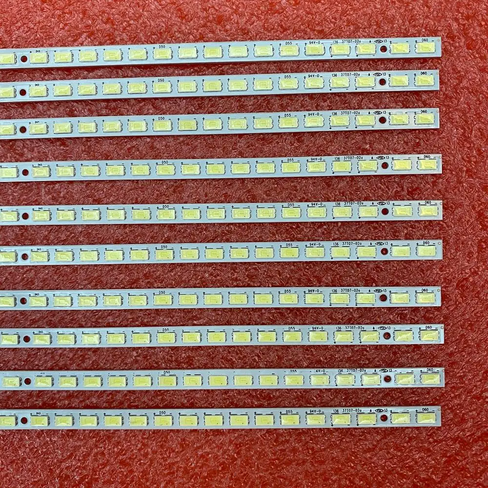 Новинка 10 шт./лот Светодиодная лента с подсветкой 60LED 478 мм для LG 37LV3550 37T07 02a 02 37T07006