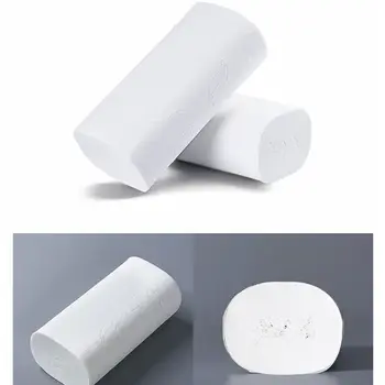 

10 Rolls Toilet Paper No Fluorescent Agent Soft Stronge 4-Ply Sheets Bath Tissue