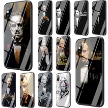 Закаленное стекло для телефона Godfather Don Corleone чехол для iPhone 5 5S SE 6 6s 7 8 Plus X XR XS 11 pro Max