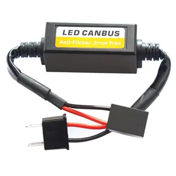 

Pair LED Headlight 2 PCS H7 Canbus Error Free Anti Flicker Canceller Fog 9V-36V