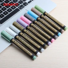 1 шт. металлическая Перманентная краска маркеры подарок на день рождения карта художественный маркер для детей школьная краска ing принадлежности художественная креативная ручка