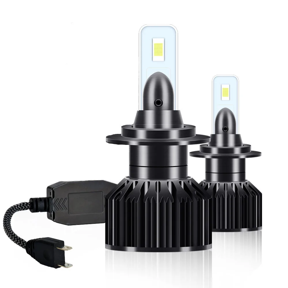 2pcs Hillpow авто фары 12V Canbus H7 светодиодный H1 H3 H11 H13 9004 9005 9006 для автомобильных фар 72 Вт 12000LM 6500K H4 светодиодный лампы - Испускаемый цвет: 2pcs
