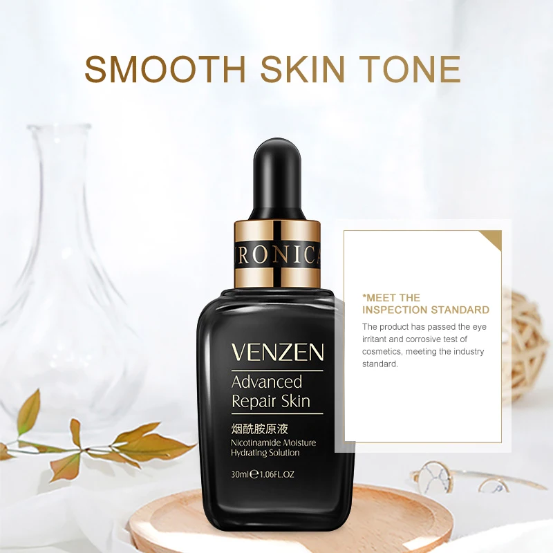 New VENZEN Anti Wrinkle Serum Hyaluronic Acid Facial Essence Moisturizing Hydrating Brighten Skin Acne Treatment Whitening TSLM1