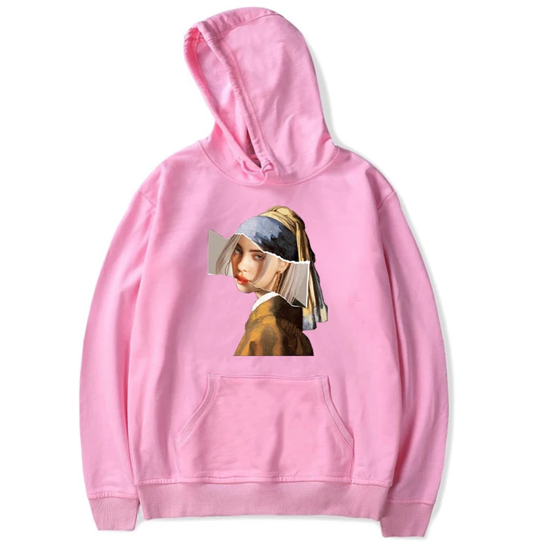 hoodie 12 Billie Eilish повседневные толстовки Забавные милые толстовки с длинными рукавами для женщин хлопок Harajuku джемпер с капюшоном пальто осень повседневное худи - Цвет: hoodie 12