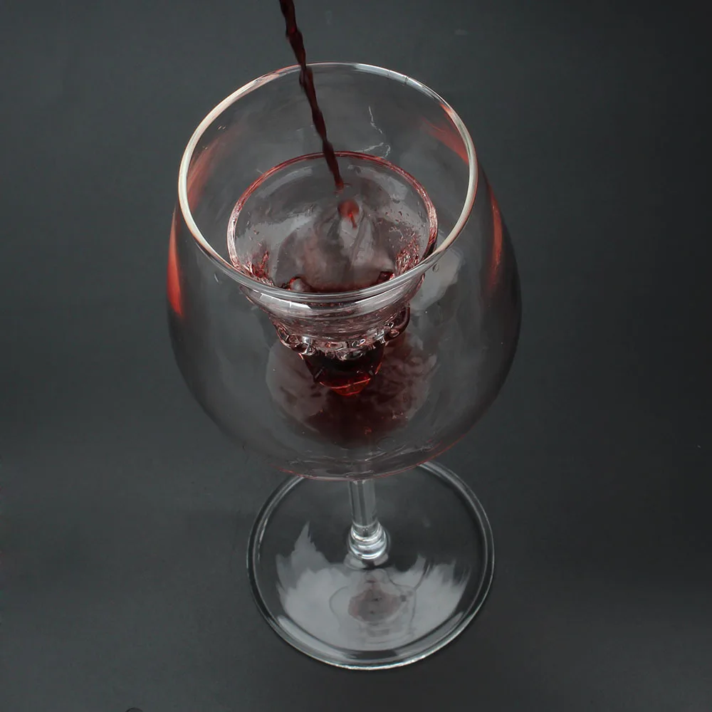 Оригинальность череп прозрачный стеклянный бессвинцовый Кубок для красного вина бытовой бар личности кружки винного цвета в европейском и американском стиле