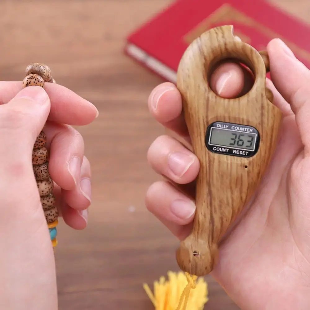 Вращающиеся молитвенные бусины со светодиодным цифровым счетчиком портативный