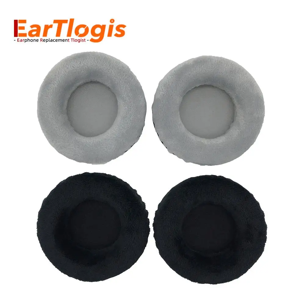 

EarTlogis Velvet Replacement Ear Pads for Logitech A-00009 A00009 A 00009 Headset Parts Earmuff Cover Cushion Cups pillow