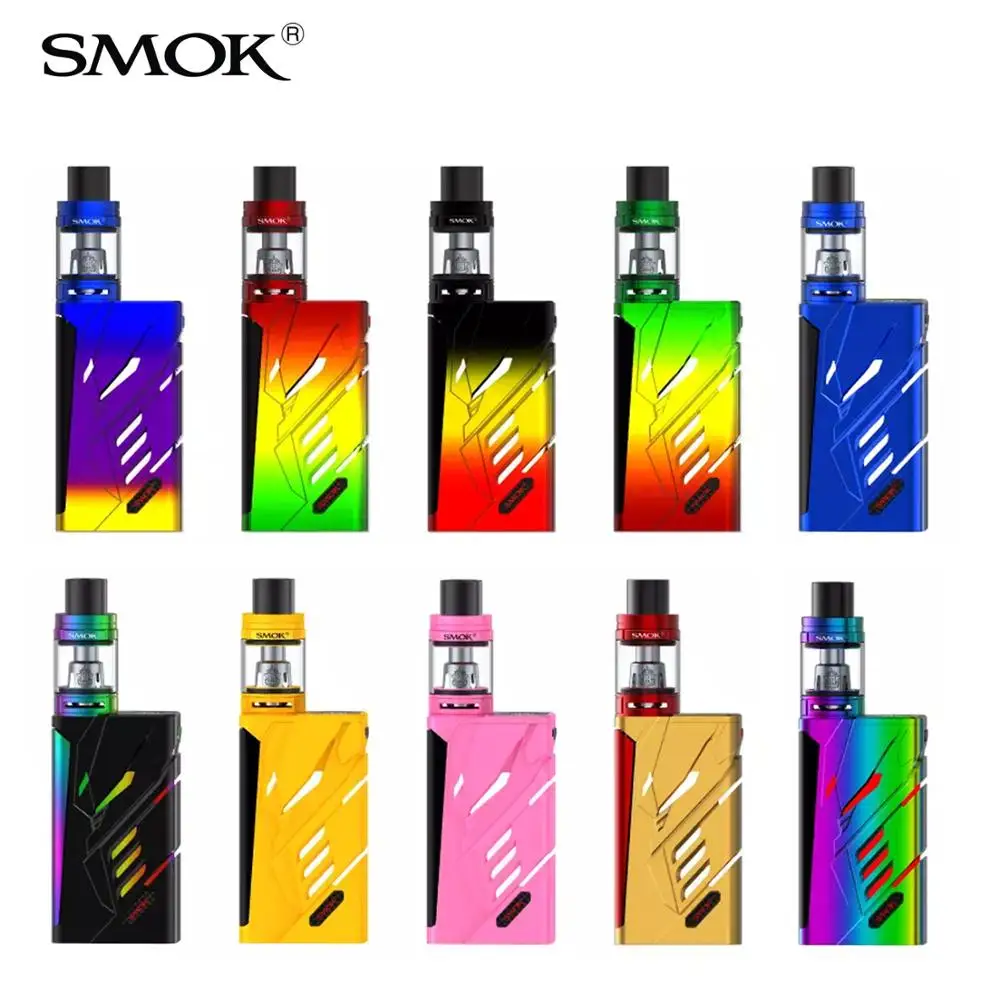 Оригинальный SMOK T-PRIV Mod 4 мл TFV8 X-BABY Tank 220 Вт VW TC Box Vaporizer вейп-комплект электронной