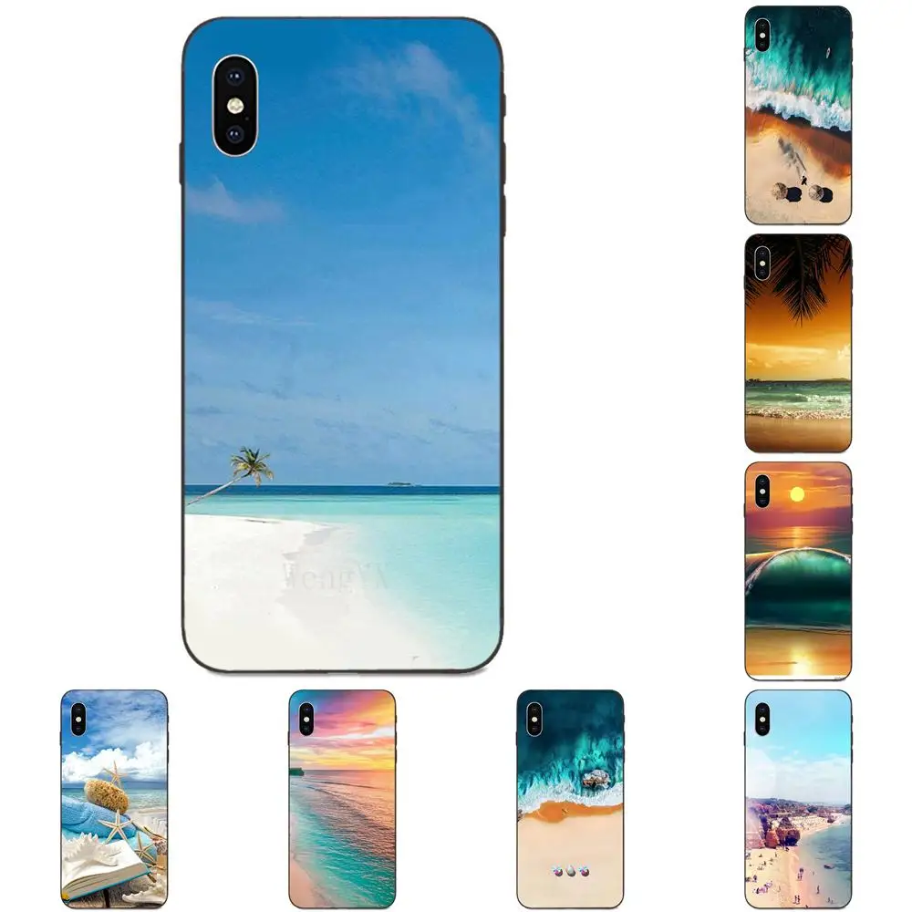 Sea Sky Sand Beach Летний морской плащ для Xiaomi Redmi Note 3 3S 4 4A 4X 5 5A 6 6A 7 7A K20 Plus Pro S2 Y2 Y3 TPU милая