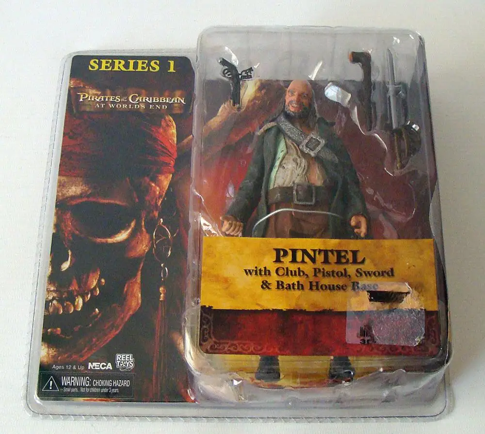 Пираты Pintel NECA Action Fgiure Классическая пленка Caribbean 18 см пиратский флаг головная