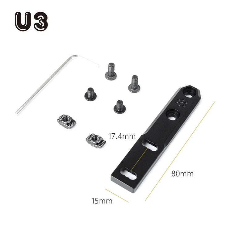 

U3 Airsoft Arisaka Style Flashlight Rail Mount For Surefir M300 M600 M600C Weapon Light Fit Mlok Keymod 20mm Picatinny Rails