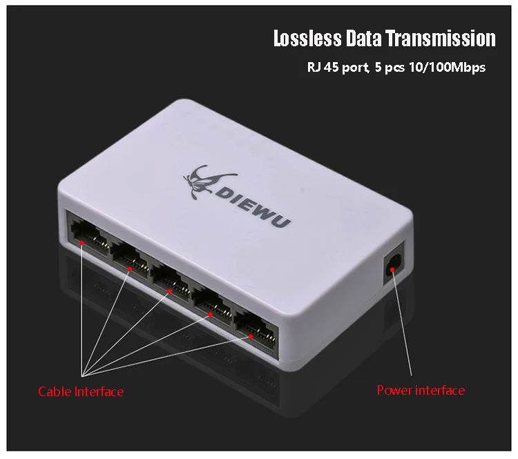 5/8 Порты высокое Скорость мини-коммутатор сетевой коммутатор gigabit RJ45 мини коммутатор для высокоскоростной сети Ethernet сетевой узел разветвитель 10/100 Мбит/с, из-за цветопередачи монитора