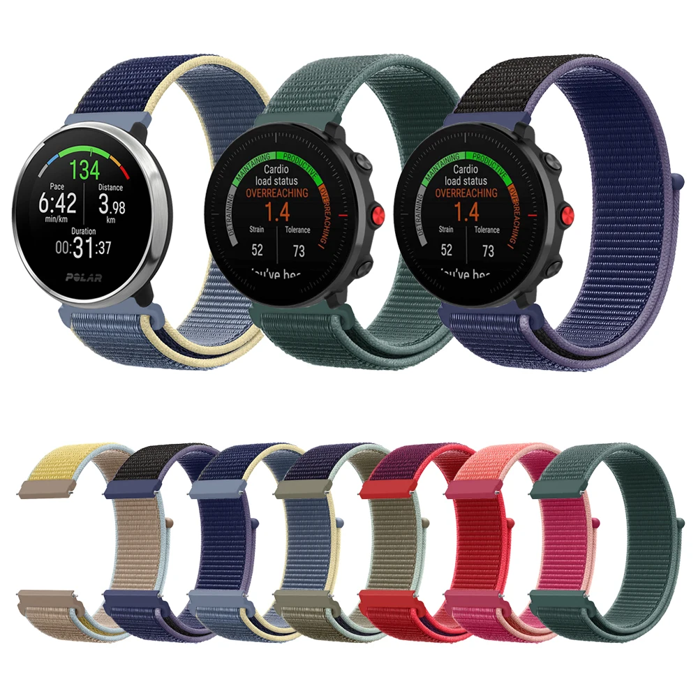 Тканый нейлоновый ремешок для POLAR Vantage M Band Correa pulseira умных часов IGNITE браслет