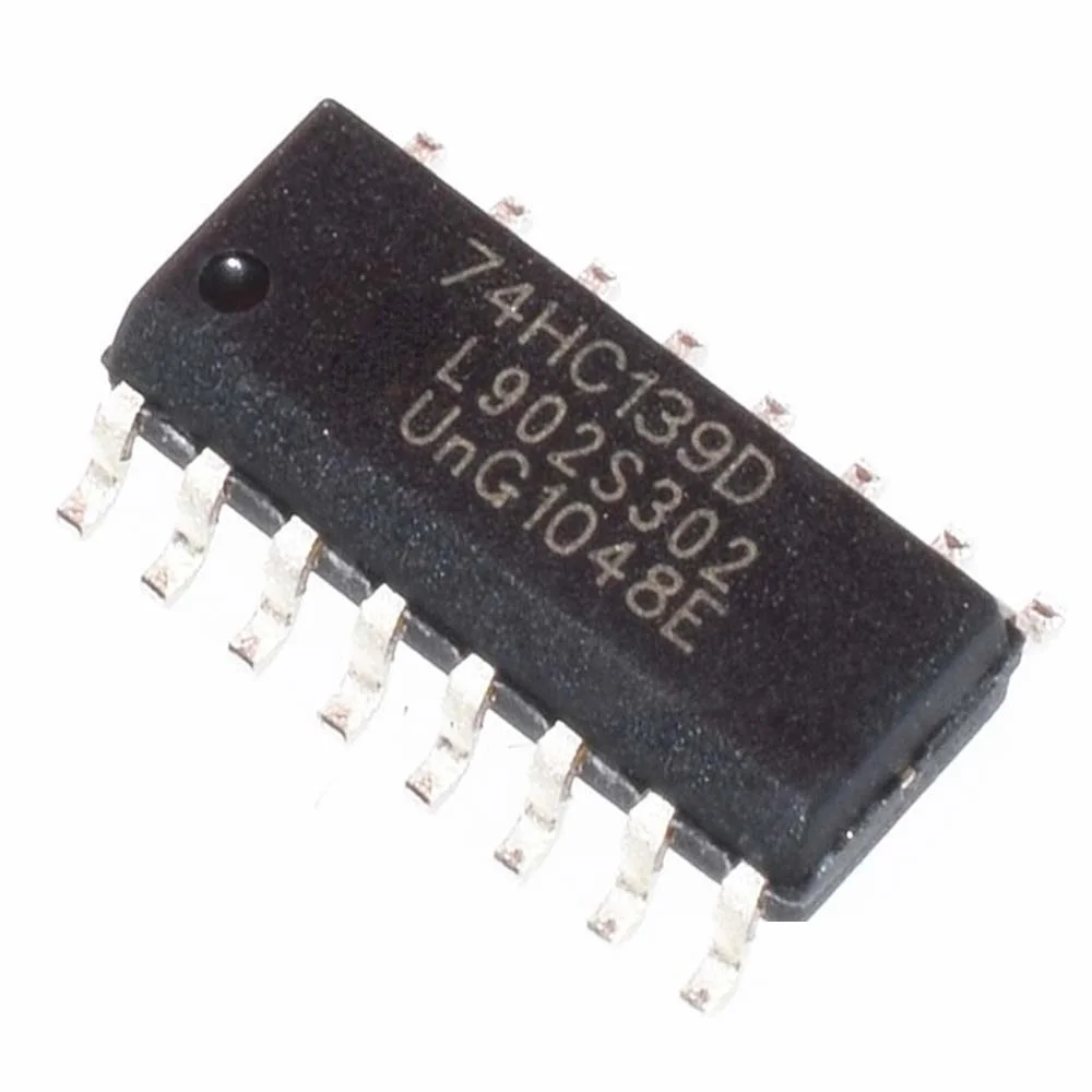

10pcs/lot 74HC139D SOP-16 SN74HC139DR 74HC139 Dual 2-to-4 line decoder/demultiplexer IC