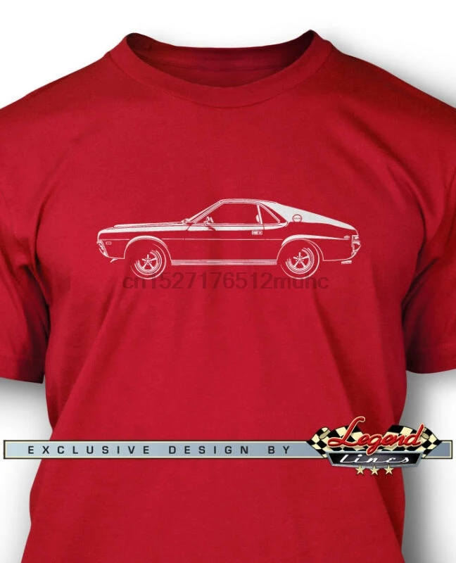 AMC AMX 1968 - 1969 Coupe T-Shirt for Men Multiple Colors Sizes American Car | Мужская одежда